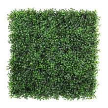 2017 nuevas plantas de boj artificial verde anti-ultravioleta para la fijación en la pared